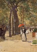 Childe Hassam Die Fifth Avenue am Washington Square oil painting